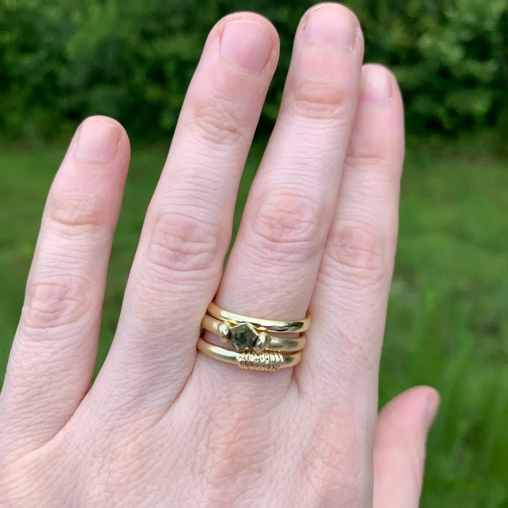 KENDRA SCOTT • Ellms Gold Ring Set* - Picture 3 of 9
